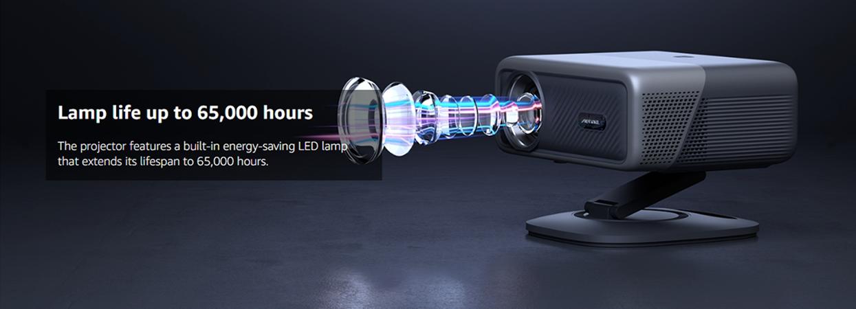 AuKing 800 ANSI Lumen Portable Projector 1080P 4K Support Netflix Certified Outdoor Movie Projector with Auto Focus Keystone 3D Dolby Audio WiFi 6 Bluetooth 5.0 50% Zoom HDMI USB-C AuKing 800 ANSI Lumen Portable Projector 1080P 4K Support Netflix Certified Outdoor Movie Projector with Auto Focus Keystone 3D Dolby Audio WiFi 6 Bluetooth 5.0 50% Zoom HDMI USB-C
