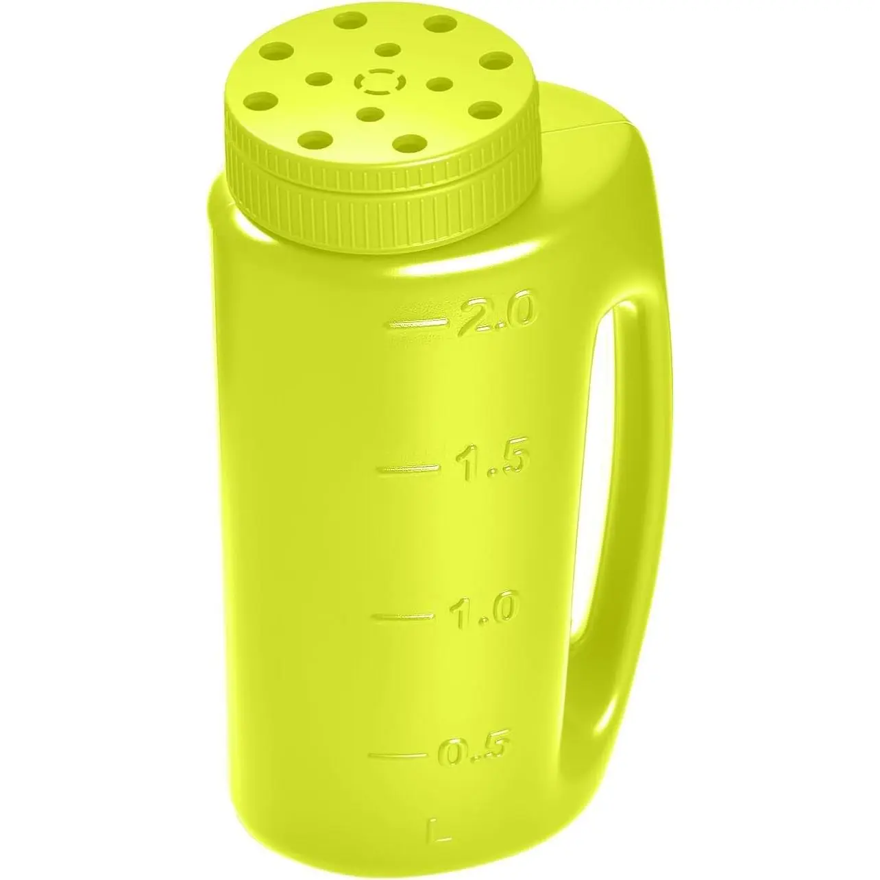 Adjustable Handheld Seed Shaker – Hand Spreader - Capacity Multi-Purpose Spreader for Fertilizer, Grass Seed, Ice Melt & Lawn Care - Green