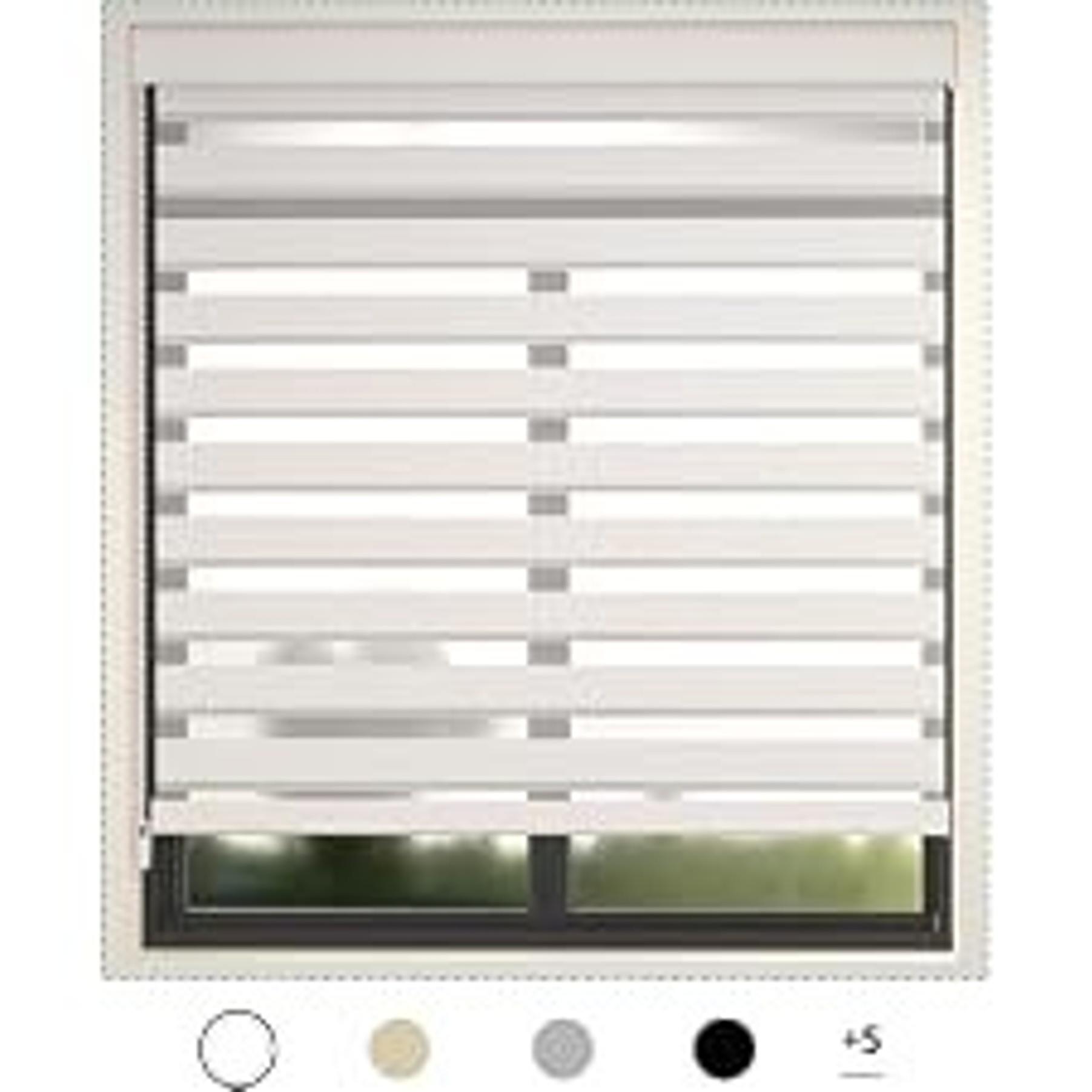 Custom Cordless Blackout Cellular Shades for Windows, Honeycomb Window Shades with Thermal Insulation, Child & Pet Safe Room Darkening Shade, Easy Install, Custom Size, White