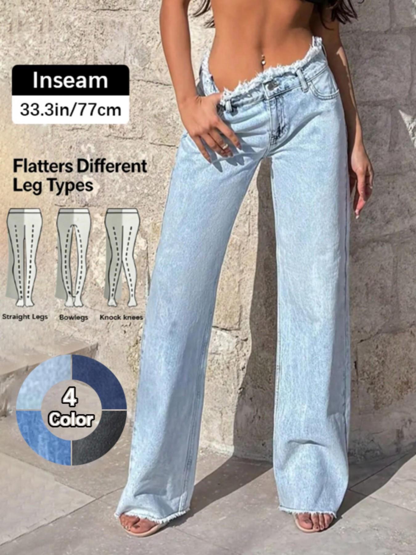 Women High Waist Raw Hem Baggy Denim Jeans Button, 2026 T-Chic All-Season Versatile Everyday New Hit Outdoor Casual Pants, Comfortable Outdoor Wear, Stylish Ladies' Bottoms, High Waisted Jeans, Fit Women High Waist Raw Hem Baggy Denim Jeans Button, 2026 T-Chic All-Season Versatile Everyday New Hit Outdoor Casual Pants, Comfortable Outdoor Wear, Stylish Ladies' Bottoms, High Waisted Jeans, Fit