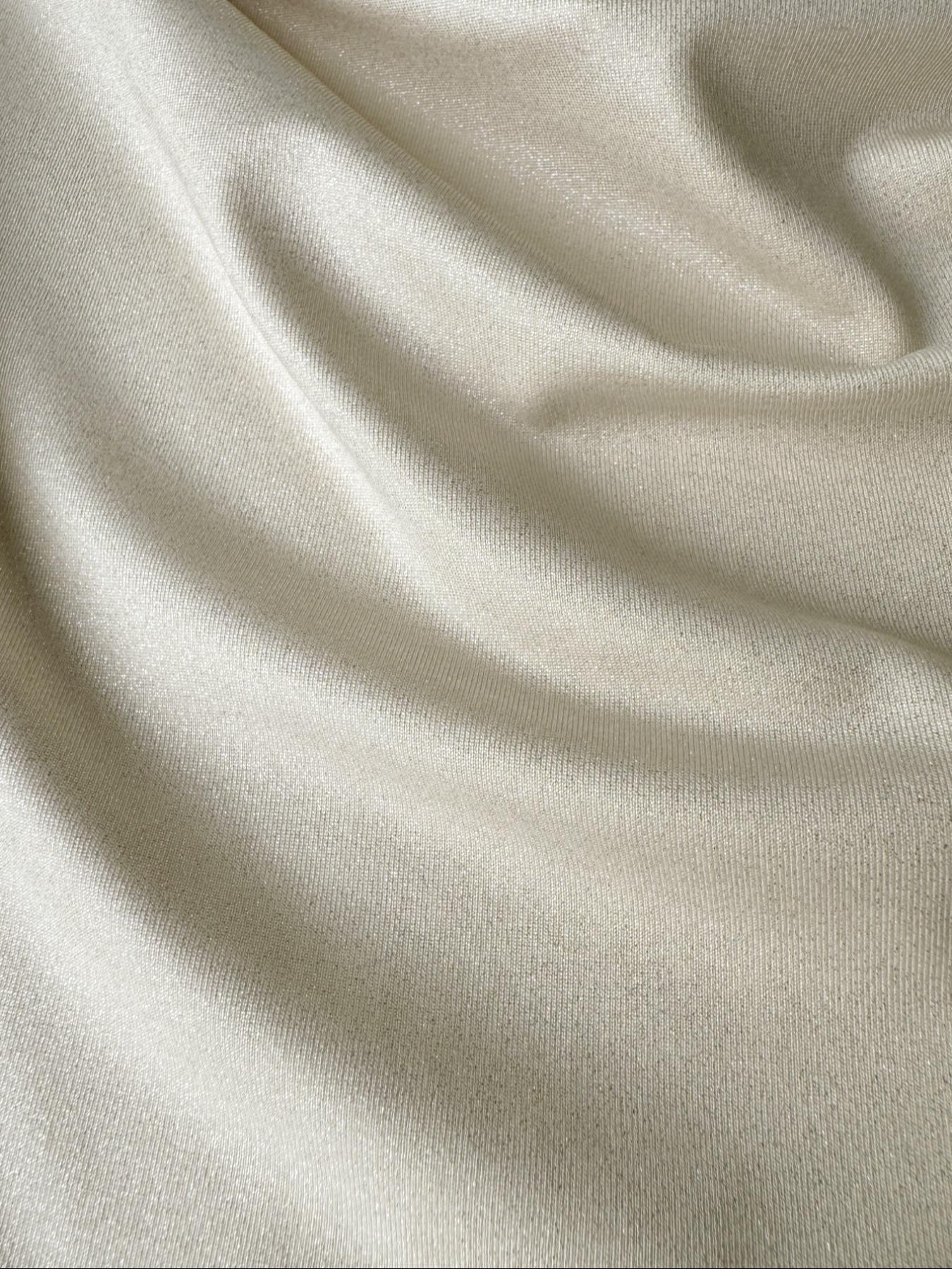 Women's Pile Collar Top, Slim Fit Long Sleeve Shiny Shirt, Elegant Formal Party Blouse, Elastic Fabric, Smooth Silk Texture, Fall Fashion