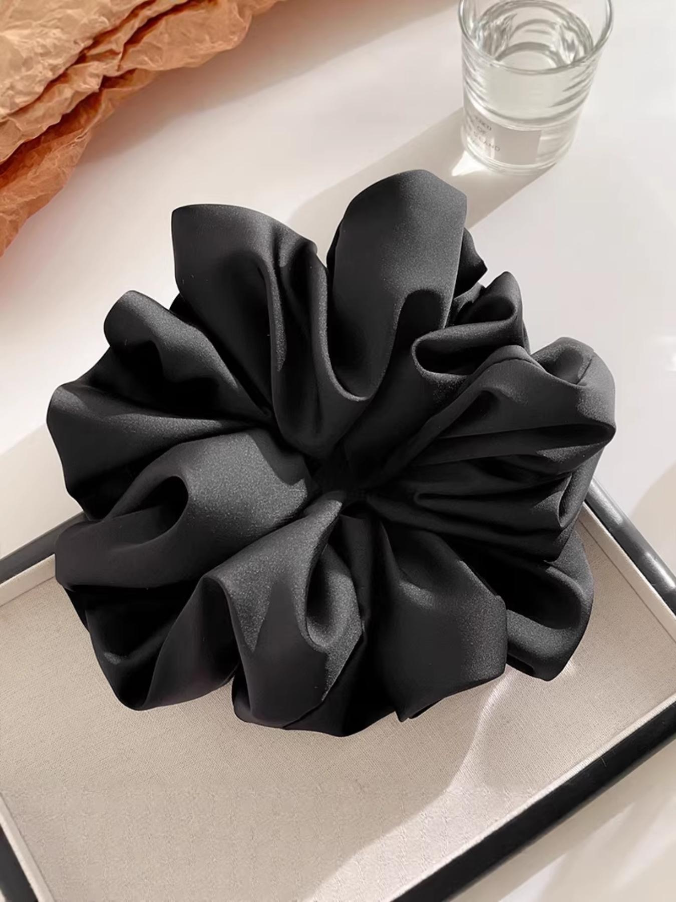 New Arrival Silk-Like Large Hair Elastic, High-End Satin Headband, Party Accessory, Gift Idea, Versatile Hair Tie, 1 Piece
