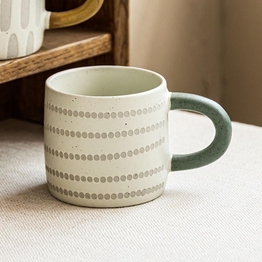 Creative Colorful Pattern Mugs for Home Use, Simple Design Coffee Breakfast Cup, Restaurant Tea Water Mug, Wholesale Bulk Buy