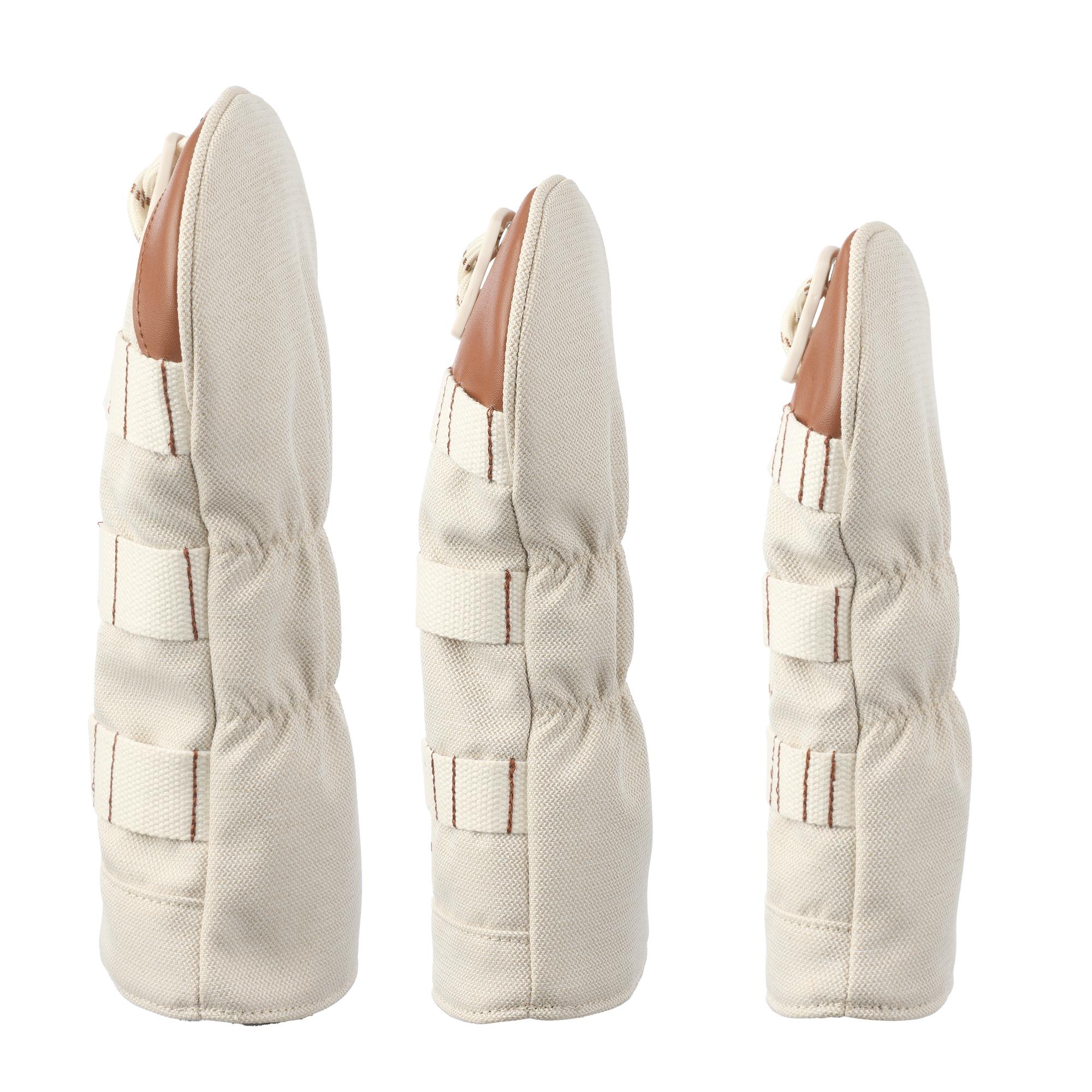 1 pc golf club cover,stylish minimalist and portable,can hold golf tees,suitable for drivers,fairway and hybrids,unisex golf head covers