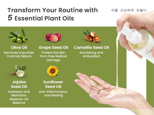 Elvira Pore Control Cleansing Oil Facial Cleanser, Daily Face Wash for Makeup & Blackhead Remover, Deep Cleansing Without Dryness, Fragrance Free & Non-Comedogenic for All Skin Types, 6.76 fl oz Facial Cleansing Comfort Skincare