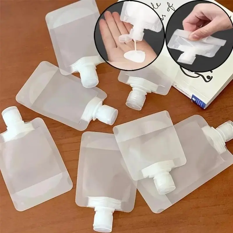 10-Piece Silicone Travel Bottle Set, Leak-Proof Squeeze Toiletry Containers, Refillable Kit with 30 ml for Shampoo & Lotion, 50Ml, Canister, Storage Bottles & Jars, Portable, 30/50/100Ml, No, Push-Top Lid, Bag Set Cleaning & Care, Snap