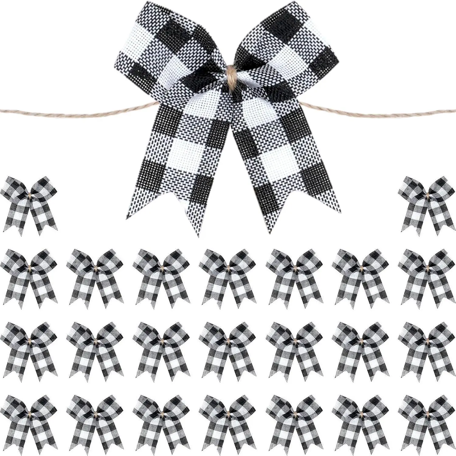 Black and White Buffalo Plaid