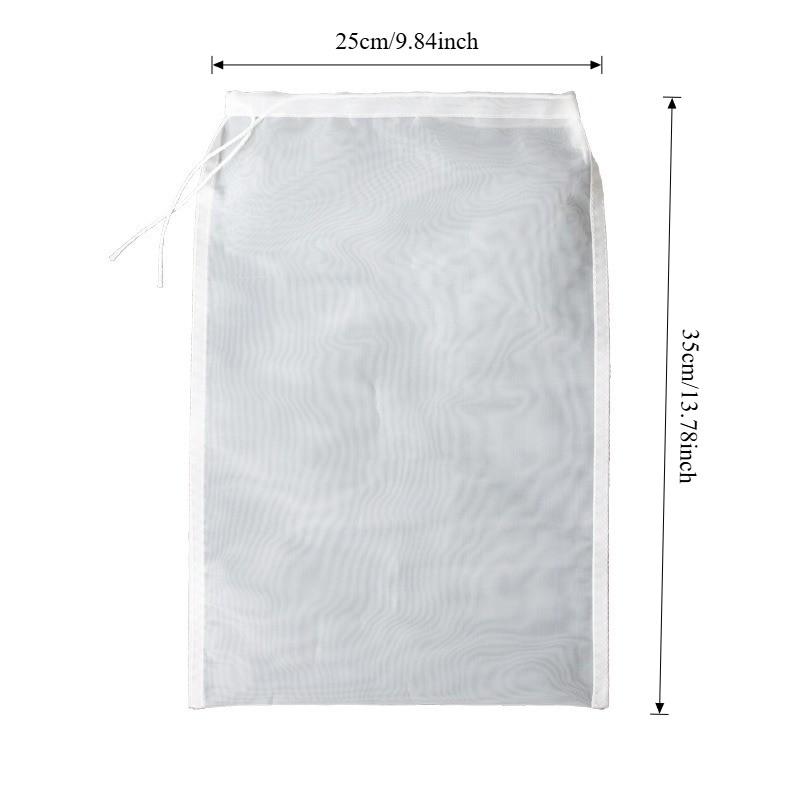 Kitchen Soy Milk Filter Bag Ultra-Fine Mesh, Home Juice Wine Filter Strainer, Vegetable Fruit Sieve Bag, Kitchen Essentials