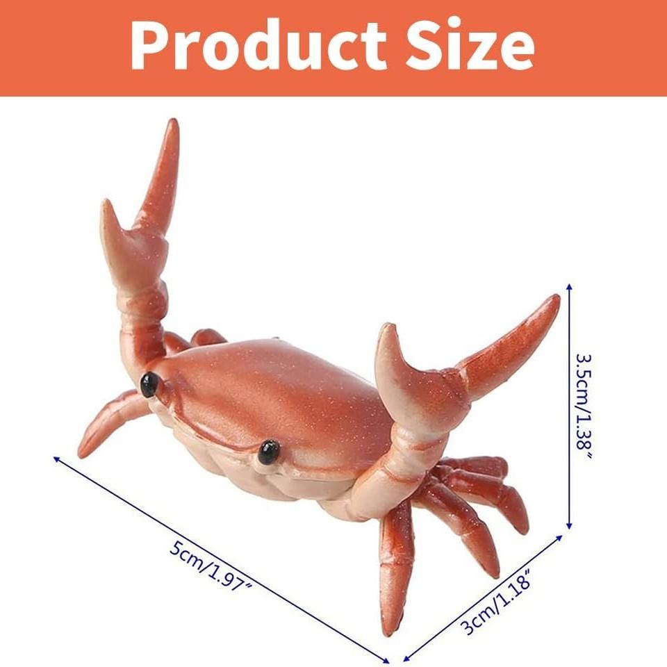 3Pcs Desk Crab Pen Holder, Creative Crab Pen Holder, Weightlifting Crabs Penholder Bracket Storage, Desk Pen Stand for Pen Storage Office Desk Display Decorations, Unique Gift Idea