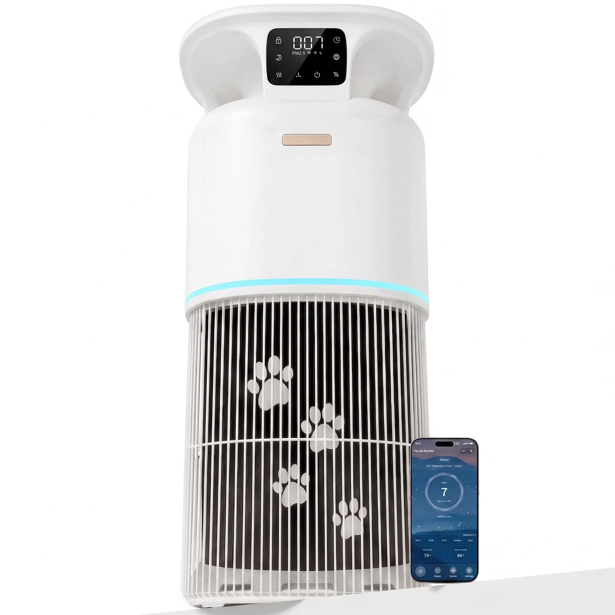 Garvee High-Efficiency HEPA Air Purifier for Home – Powerful Filtration for Particles, Allergens, Smoke & Odors – Ideal for Bedrooms & Living Rooms – Advanced Filter Technology
