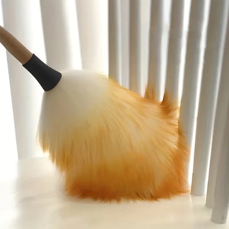 Wool Duster, Home Use Duster, Car Duster, Washable Wool Duster, Cleaning Tool, Versatile Dusting Brush, Ideal for Household and Automotive Care