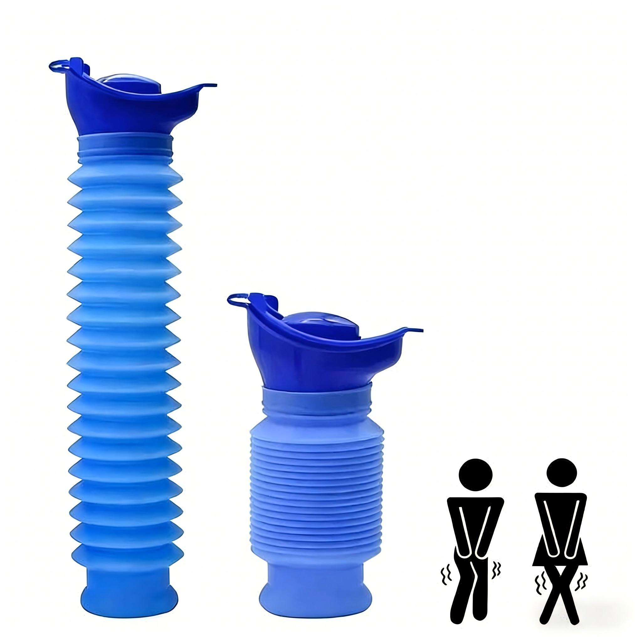 Portable Urinal Set for Cars, Outdoor Standing Urine Bucket, Emergency Travel Reusable Camping Toilet, Leak-Proof Design