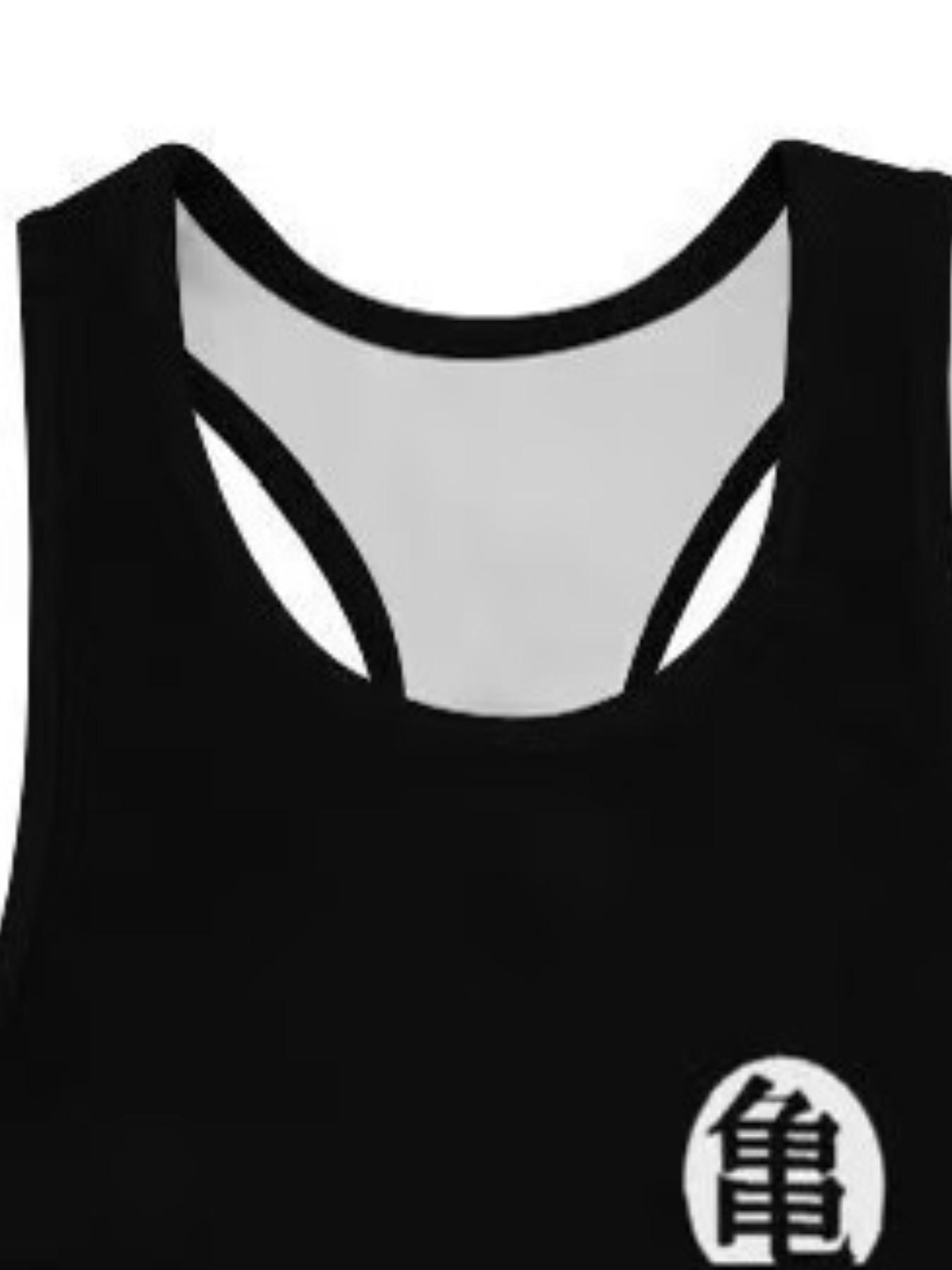 Dragon Ball DBZ, Sun Wukong, suitable forboth men and women, summer streetwear,80s and 90s patterns, teescotton anime vest,sports and fitness vest, men's gift