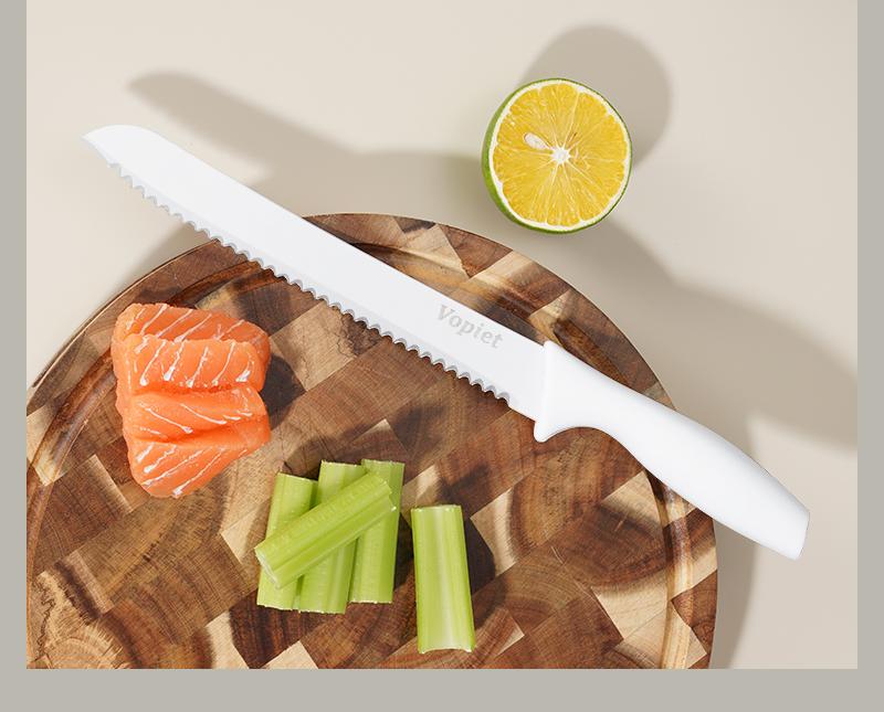 14 Pieces, Kitchen Knife Set, 7 Knives, 7 Protective Sleeves, Can Cut Meat and Vegetables, Can Cut Fruit, Can Cut Steak, Rust Resistant and Durable,  Gift Set Outdoorfun Fathersdaygift Outdoorfun Fathersdaygift Utensils Stainless Steel Cooking