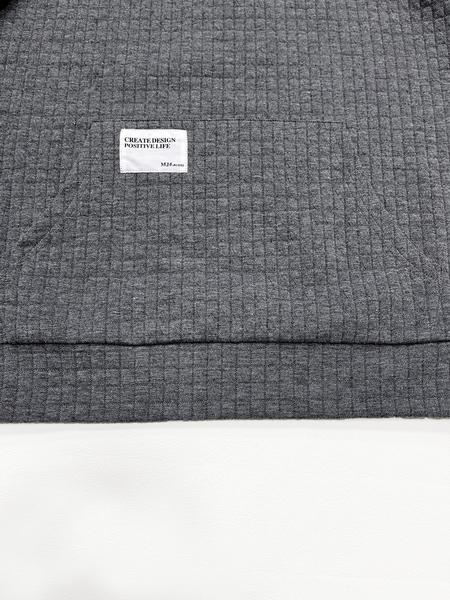 Women's Letter Patched Textured Drop Shoulder Hoodie, Fashion Casual Long Sleeve Drawstring Pocket Hooded Sweatshirt for Daily Holiday Outdoor Wear, Women Clothing for Fall & Winter