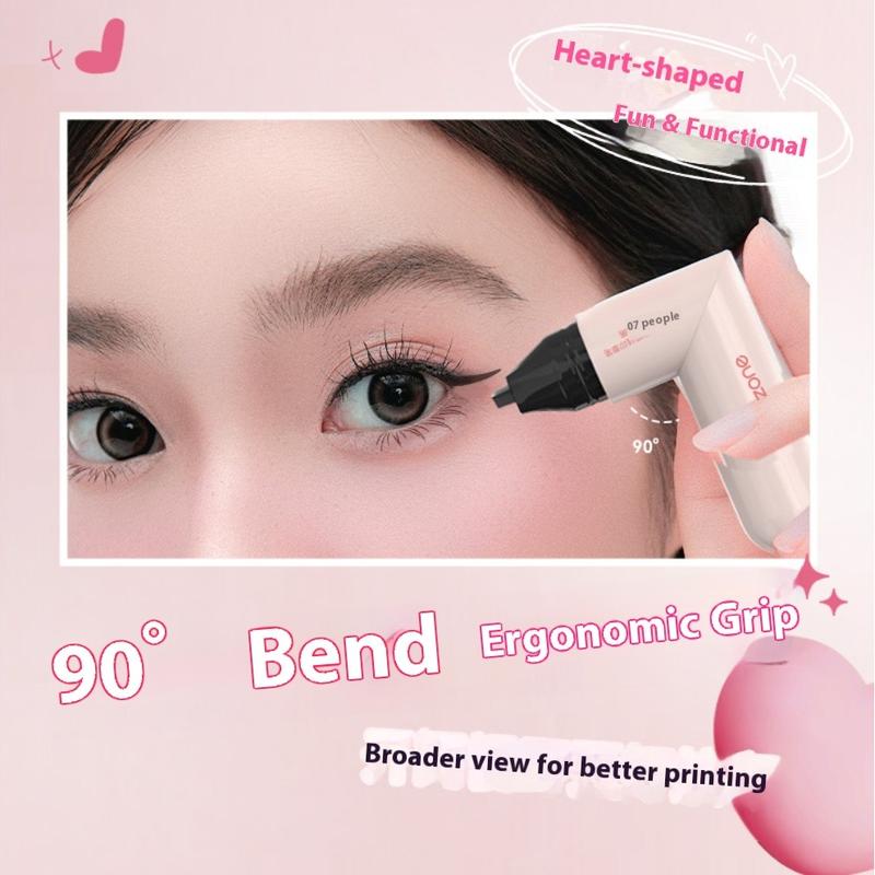 Dezone Eyeliner Stamp Tool, Waterproof Smudgeproof Eye Tail Design, Easy Use for Lazy People, Perfect for Precise Application