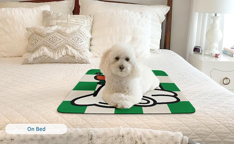 Ice Silk Cooling Pet Mat – Washable, Non-Slip, Use as Bed, Crate Pad or Potty Mat for Dogs & Cats Ice Silk Cooling Pet Mat – Washable, Non-Slip, Use as Bed, Crate Pad or Potty Mat for Dogs & Cats