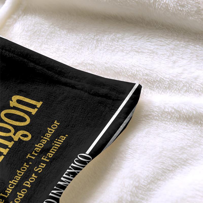 1pc Letter to Dad Envelope Blanket Blessing Blanket Fleece Fur Blanket Novelty Fleece Fur Blanket Soft Comfortable Nap Office School and Home Picnic Travel Gift Fleece Fur Blanket