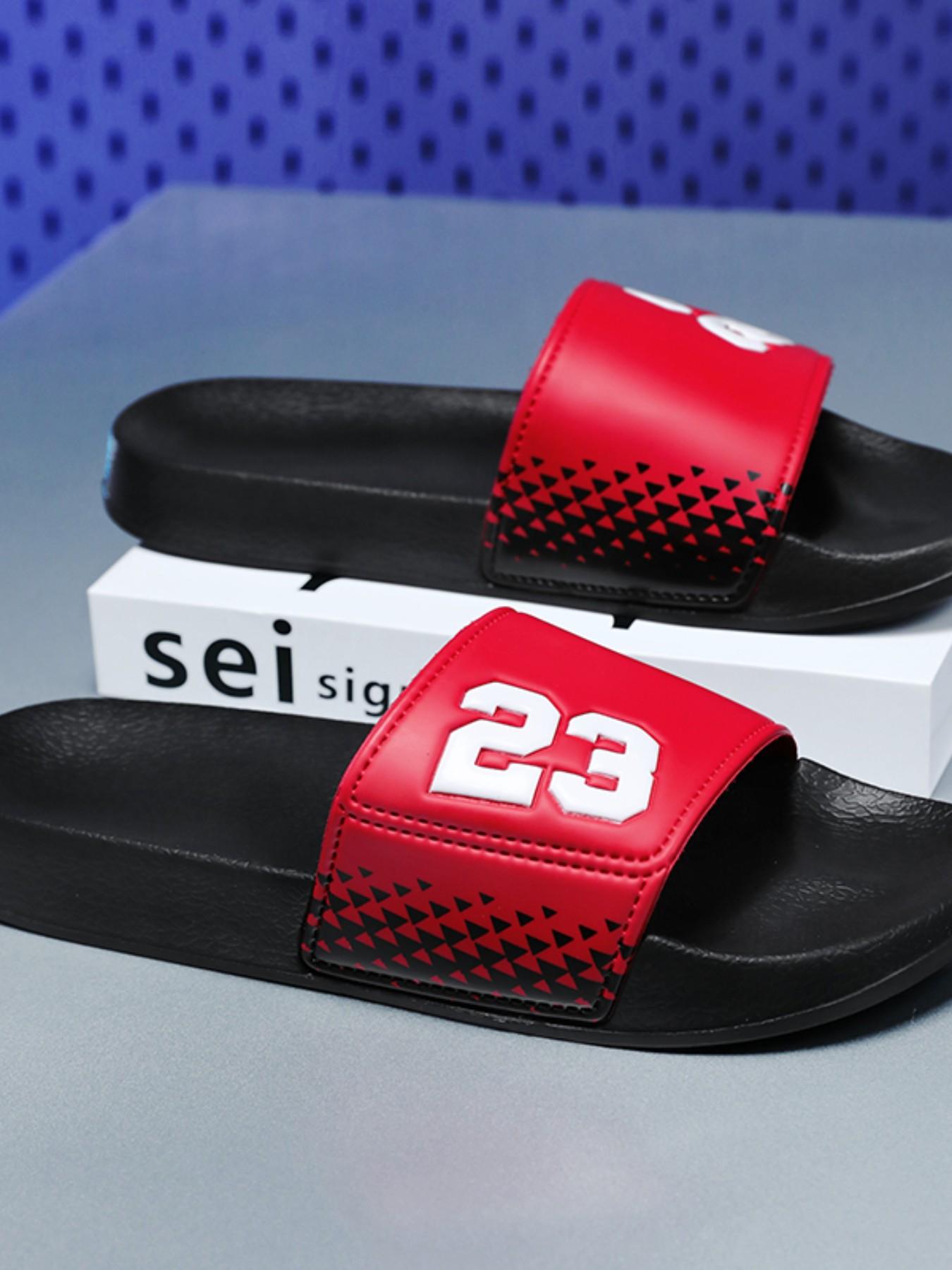 Men's Summer Comfortable Adjustable Velcro Slippers, Casual Beach Sandals, Suitable for Daily Wear and Relaxation, All Seasons