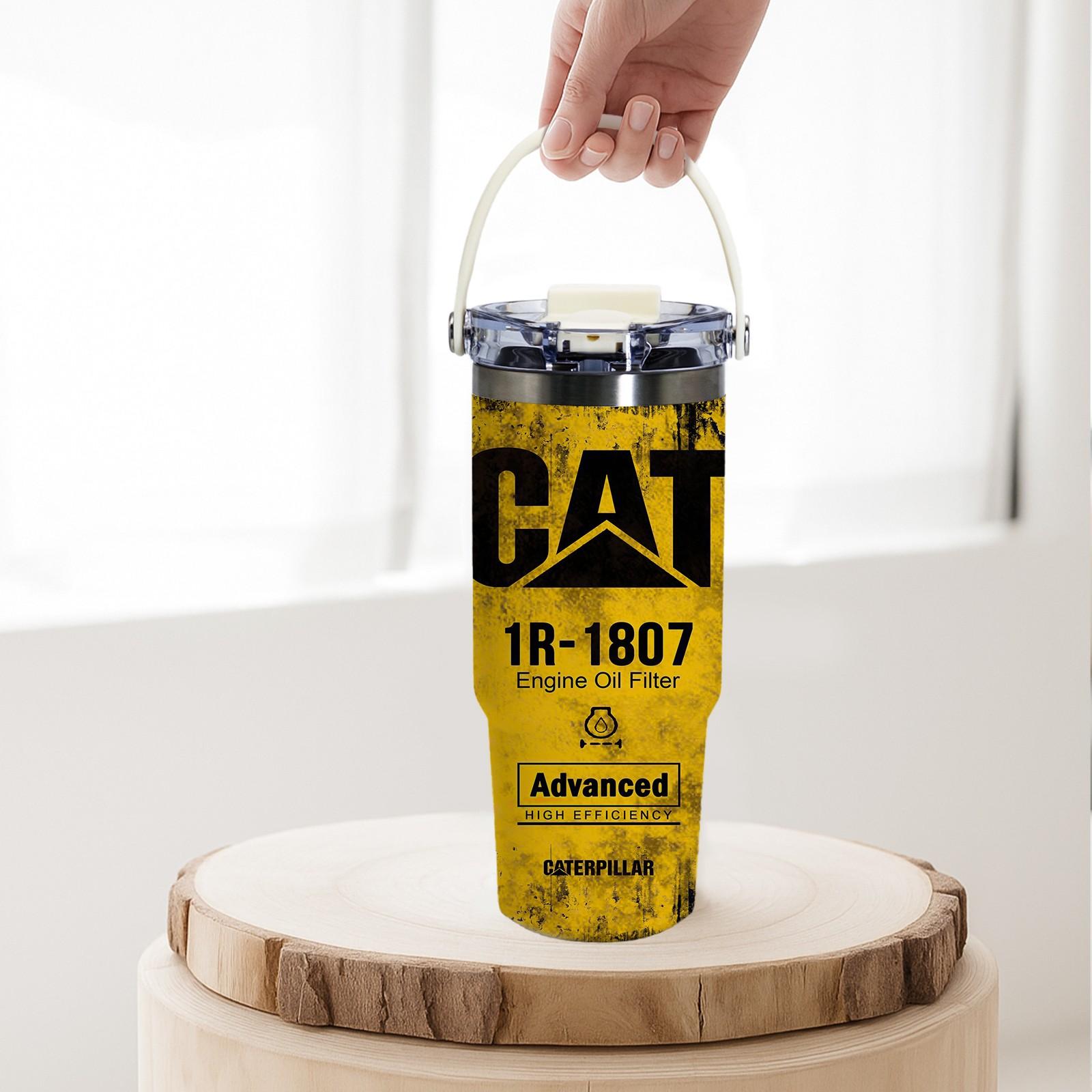 Stainless Steel Vacuum Flask, 1 Count 40oz Including 1 Count Straight Tumbler & 1 Count Lid & 1 Count Straw & 1 Count Straw Brush, Drinking Cup for Hot Cold Drinks, Insulated Travel Drinkware