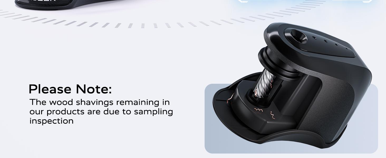 Electric Pencil Sharpener, Automatic Pencil Sharpener Plug in for No.2/Colored Pencils(6-8mm), USB/Battery Operated Pencil Sharpener for School/Classroom/Office/Home (Blue)