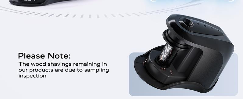 Electric Pencil Sharpener, Automatic Pencil Sharpener Plug in for No.2/Colored Pencils(6-8mm), USB/Battery Operated Pencil Sharpener for School/Classroom/Office/Home (Blue)