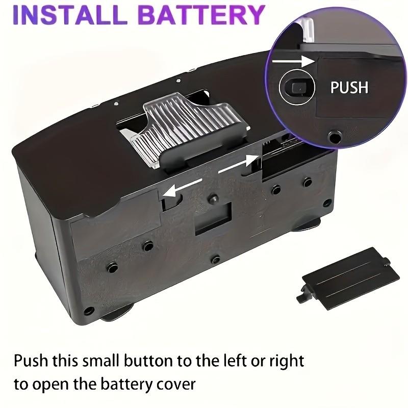 Automatic Card Shuffler Machine, Abs Material, Battery Powered, Compact Design with Clear Display, Ideal for Poker Games