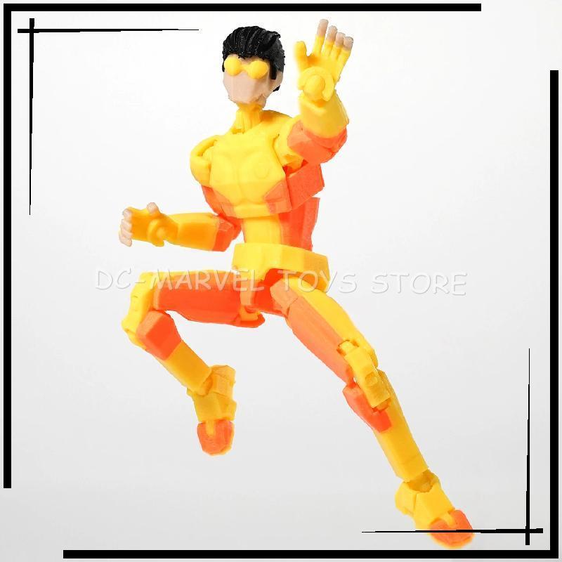 New In Stock 3d Printed Invincible Boy Stripe Mark Light Blue Mark Dummy13 T13 Multi-Jointed Shapeshift Action Figure Toys
