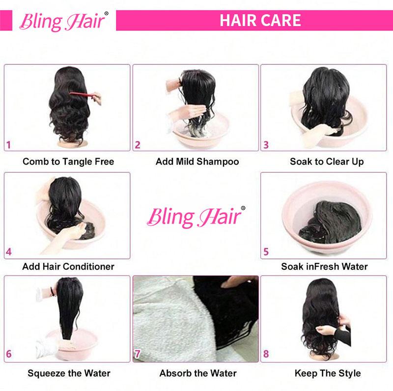 Bling Hair 13x6 13x4 Transparent HD Lace Front Human Hair Wigs Body Wave Pre Plucked 360 Swiss Lace for Women 180 Density with Baby Hair Natural Hairline 32inch dealsforyoudays