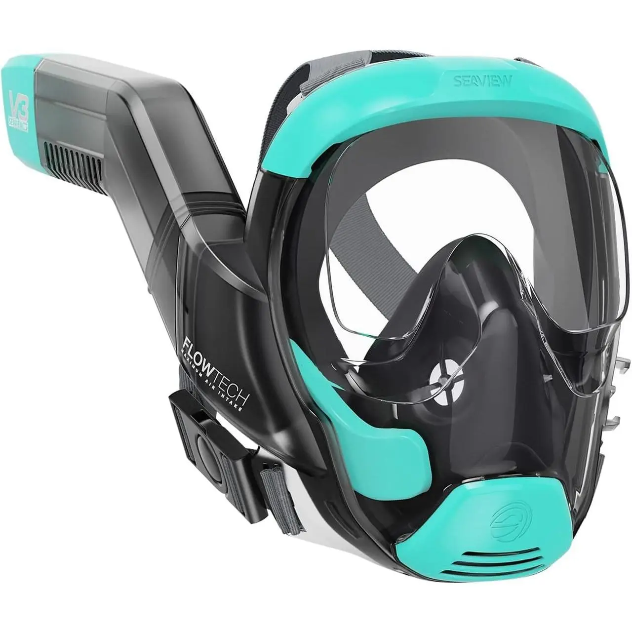 Seaview 180 V3 Full Face Snorkel Mask - Snorkeling Gear for Adults