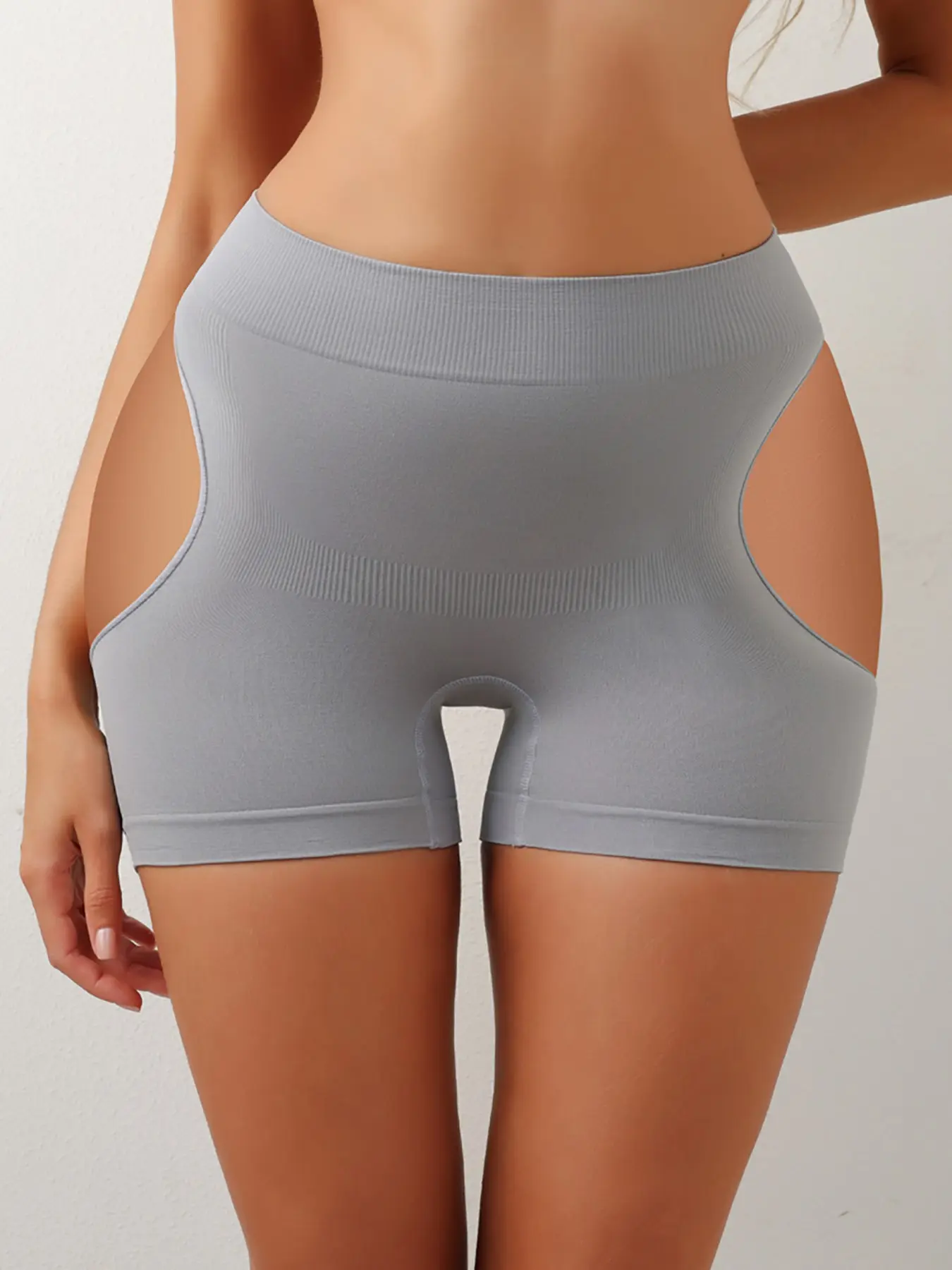 1 Pack Body Shaper Panties Sleek Open Butt Lifting Stretchy Waist Control For Ladies Party Dress