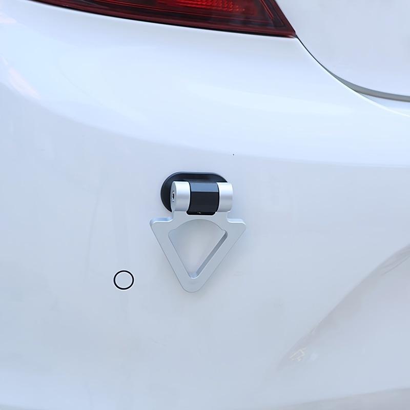 1pc Car Appearance Modification Triangular Trailer Hitch Ring Trailer Coupler