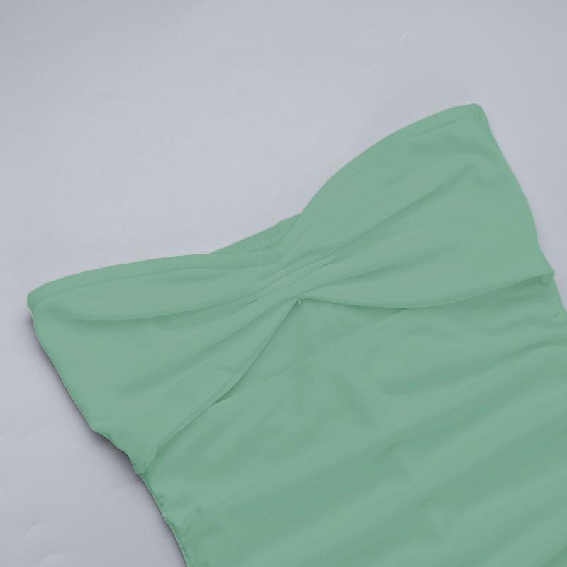 YJ24627PFO-White Dress, Spring Break Womens Elegant Off-shoulder Slim-fitting Long Dress, Tube Top Hollow A-Line Holiday Casual Dress for Women