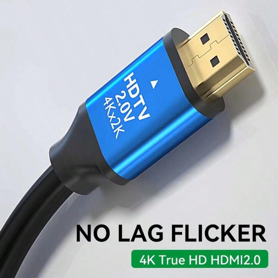 10 Feet 4K Ultra HD TV Cable, 4K High-Speed 2.0 Cable, Supports 4K@60hz, Compatible with Monitors, Projectors, Set-Top Boxes, Laptops