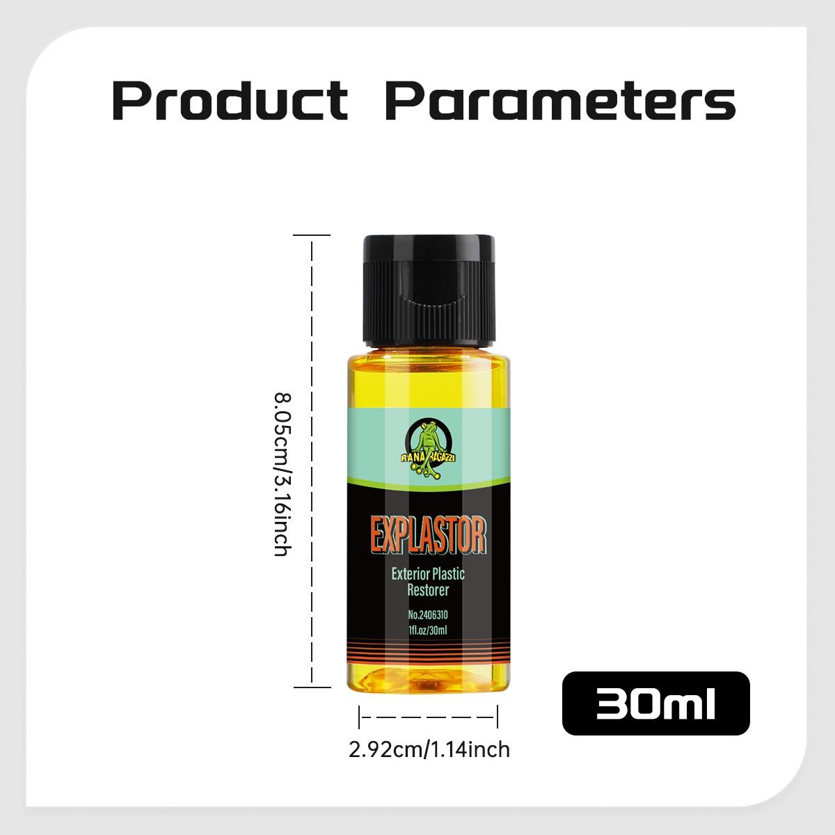 100ML Car Plastic Restorer, Back to Gloss, Car Products, Plastic Restore, Auto Polish, Repair Coating, Renovator, Durable Finish