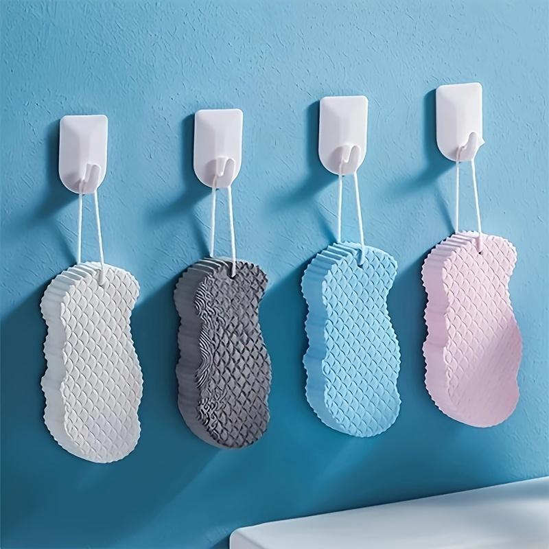 New 1/2pcs Magic Sponge Bath Sponge Body Dead Skin Remover Exfoliating Massager Cleaning Shower Brush Exfoliant Exfoliating Tool
