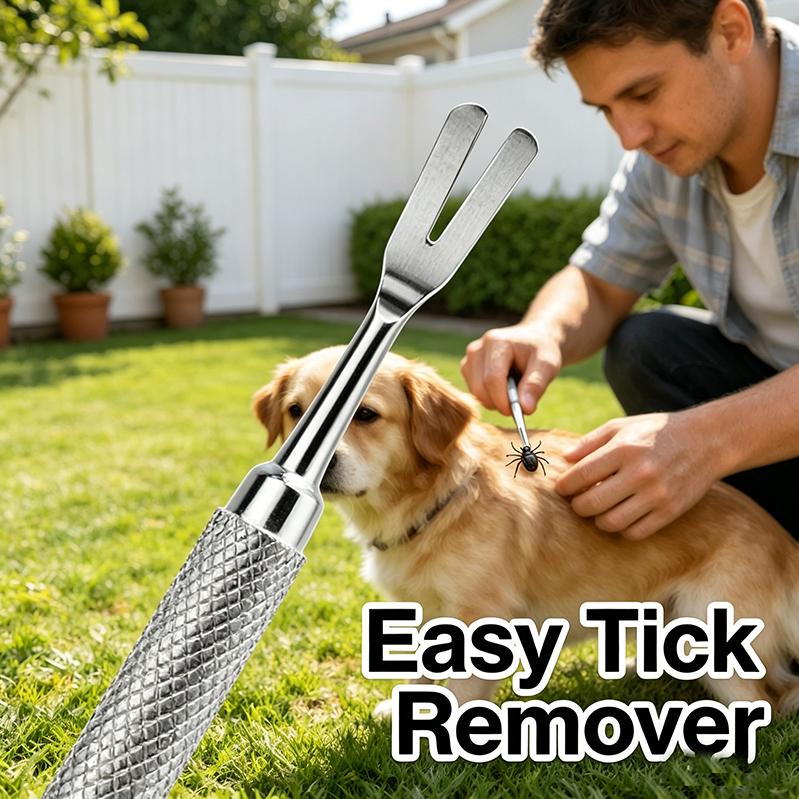 Stainless Steel Pet Grooming Kit, Flea Remover Comb Practical Tool Set, Portable Washable Grooming Supplies for Long Short Haired Dogs Cats, Perfect for Home Outdoor Daily Pet Care Use