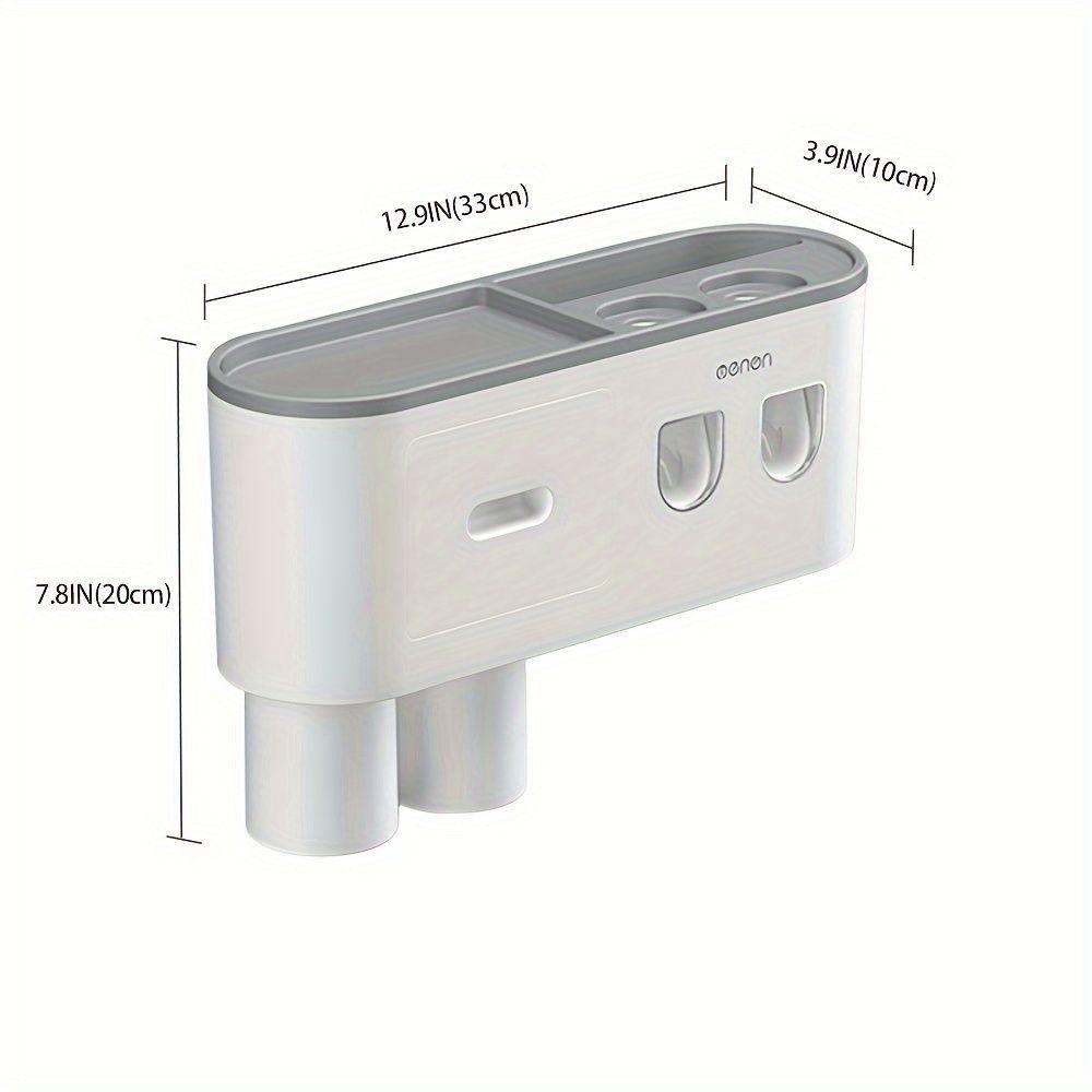Automatic Toothpaste Dispenser, Toothbrush Holder, Bathroom Essentials, Convenient Morning Routine Tool, Space-Saving Design