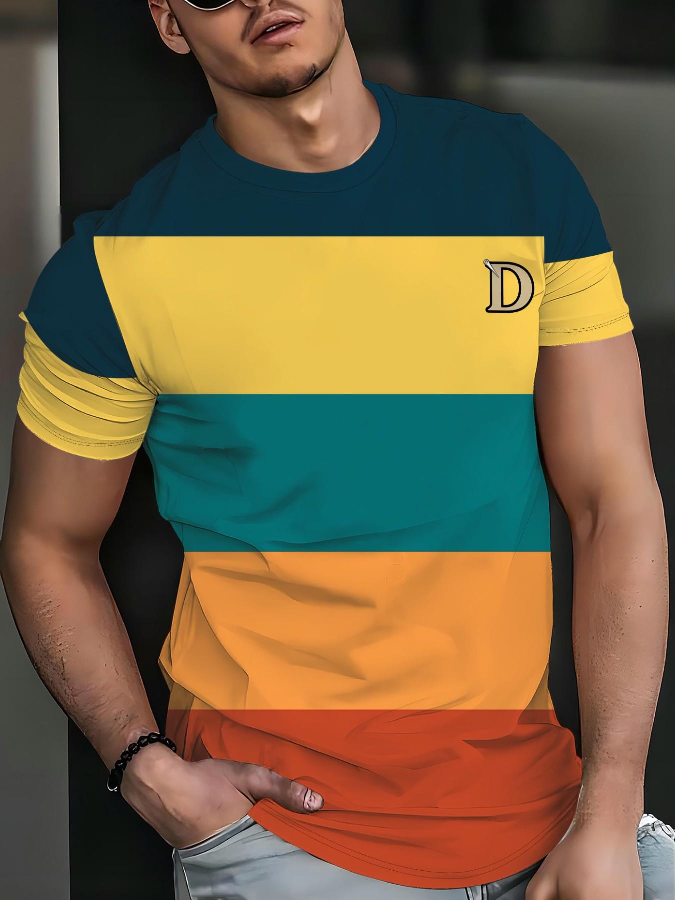 Men's Breathable Short Sleeve T-Shirt, Casual Oversized Jersey Top, All over Print, Comfortable and Stylish, Ideal for Daily Wear