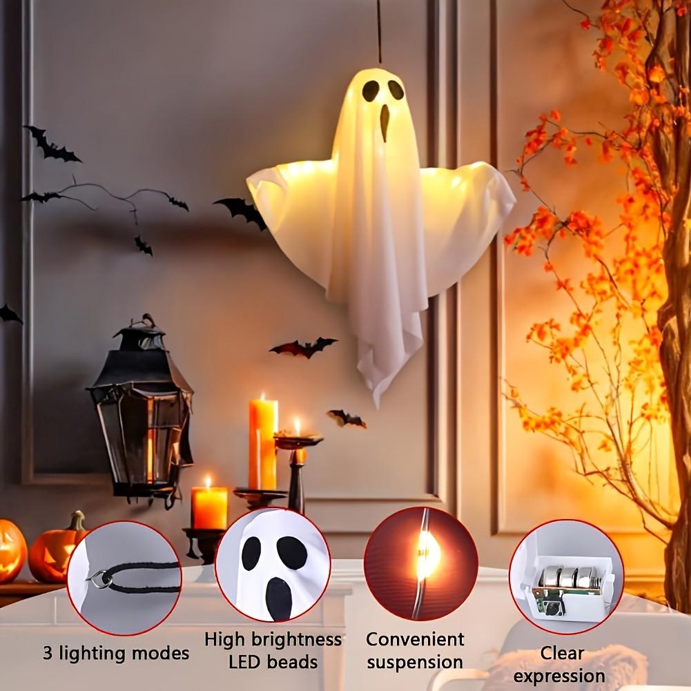 Halloween DIY Glow Decorations, 20-Inch LED Lights with Hanging Rope, Battery-Powered, Indoor Outdoor Use, Easy Installation, Festive Lighting