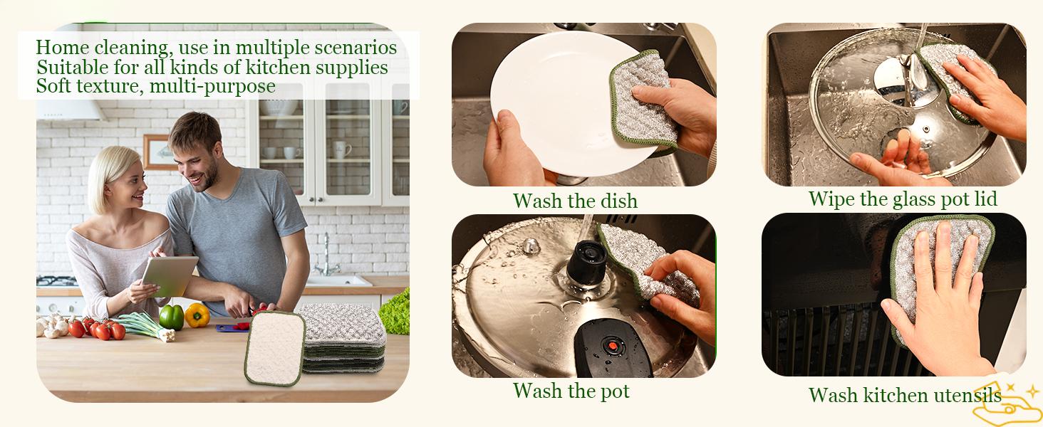 2026 New Double Side Non Scratch Wire Dishcloths,Multipurpose Wire Dishwashing Rags for Wet and Dry, Reusable Metal Dish Cloth,Wire Miracle Cleaning Cloths for Kitchen(Silver 6Pcs) 2026 New Double Side Non Scratch Wire Dishcloths,Multipurpose Wire Dishwashing Rags for Wet and Dry, Reusable Metal Dish Cloth,Wire Miracle Cleaning Cloths for Kitchen(Silver 6Pcs)