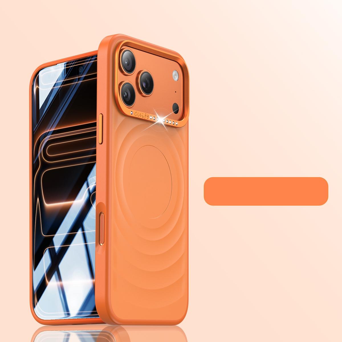 Premium Solid Color Diamond Ripple Liquid Case Cover for iPhone 17 Pro Max, Star, Anti-Drop Phone Protector, Couple Matching Design