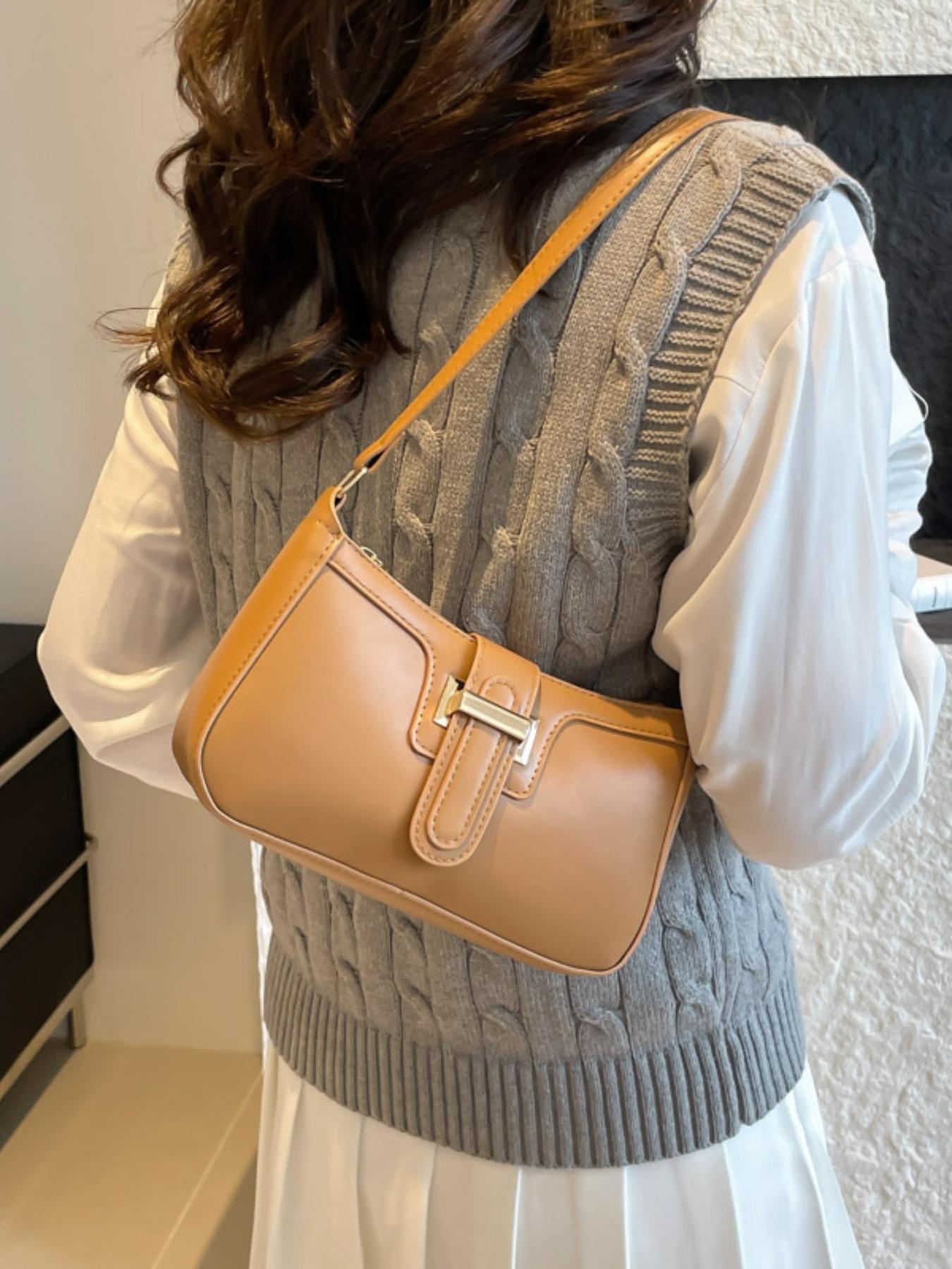 New Versatile French Bread Bag for Women, High-End Commuter Underarm Handbag, Perfect for Work, Shopping, Travel