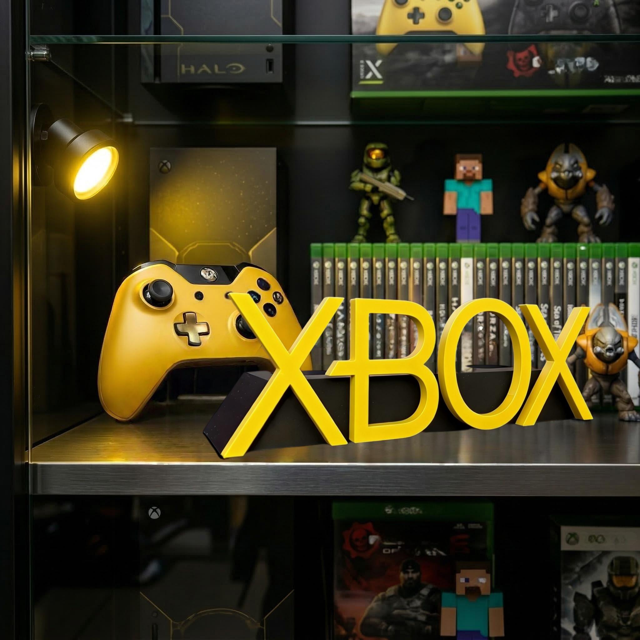 Xbox Series X/s Controller Stand, 3D Letter Design, Multi-Color Gamepad Holder, Desktop Display Mount, Gaming Desk Decor & Accessory