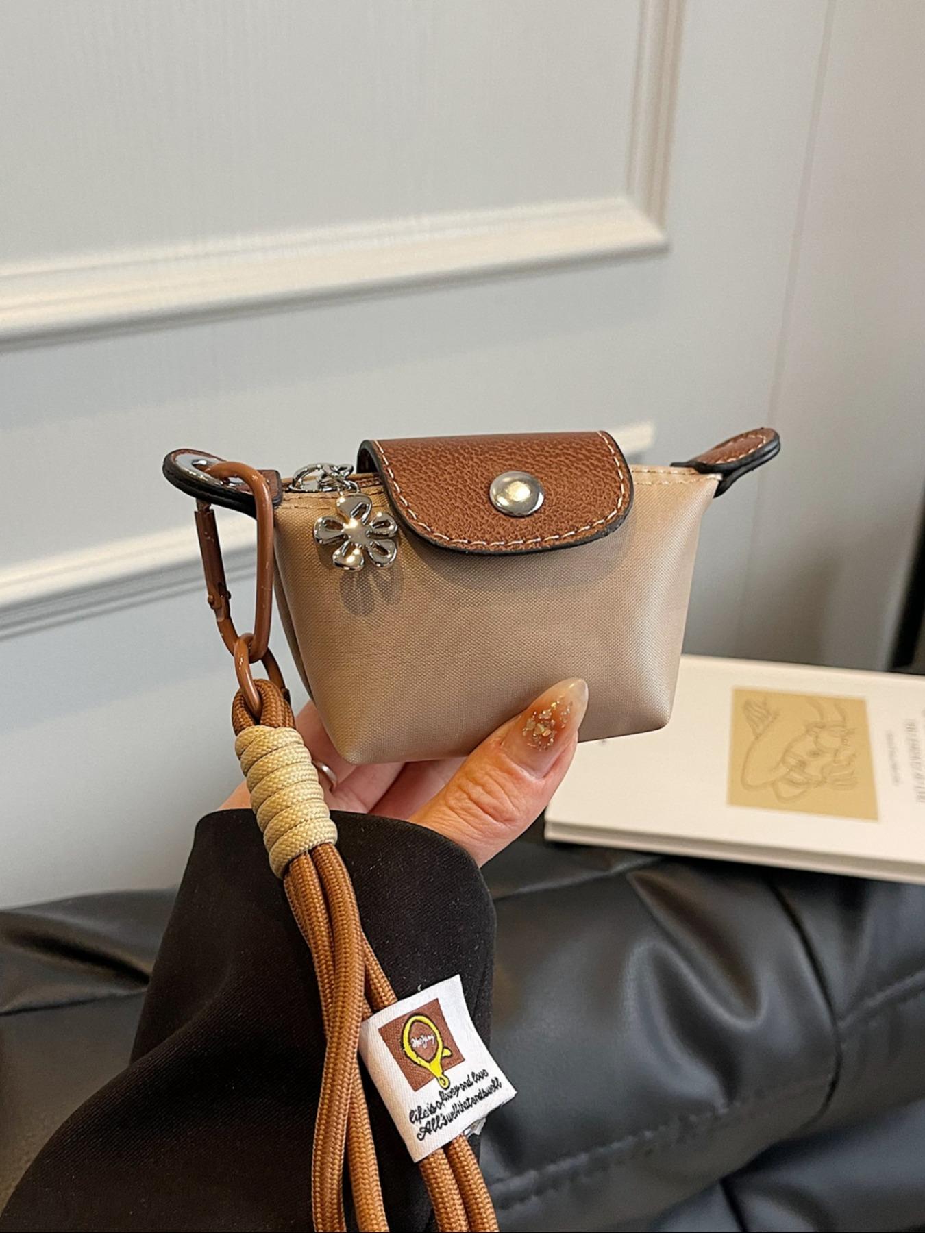 Women's Small Wallet with Detachable Nylon Wristband Coin Purse, Dual Pouch Wristlet, Zipper Closure, Decorative Bag, Christmas Gift for Young Girls, Gifts For Women