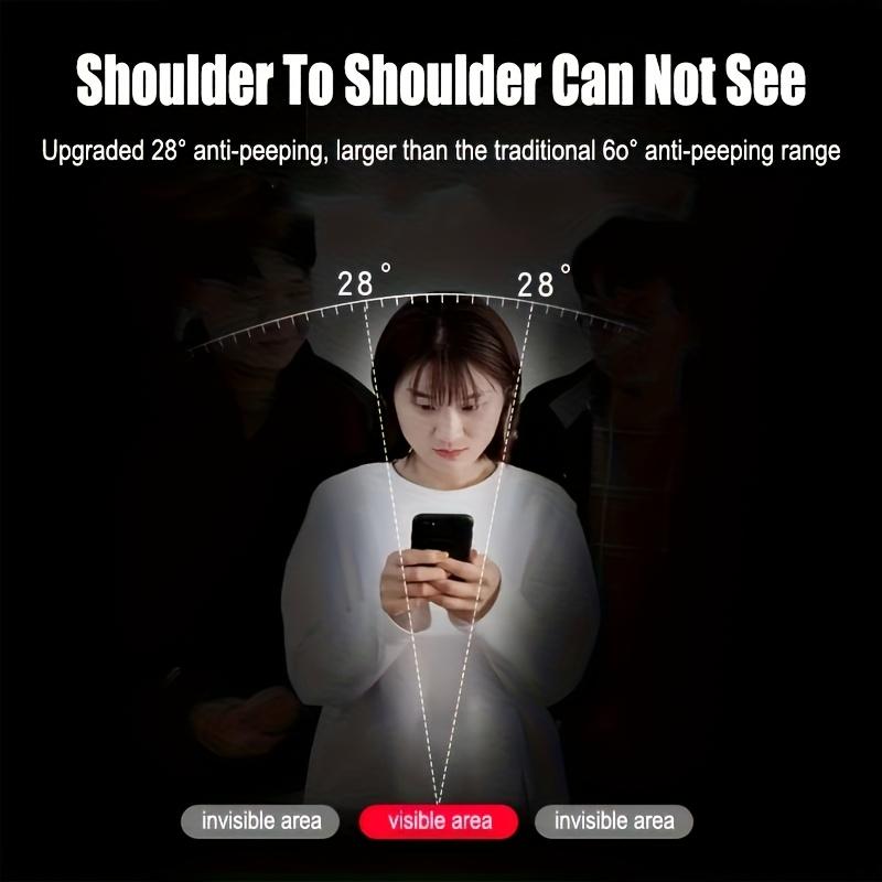 2pcs Matte Privacy Ceramic Screen Protectors Compatible with iPhone 17/16/15/14/13/12/11 Pro Max/Pro/Plus/17 Air/16e/XR/XS MAX/X/XS,Anti-Fingerprint Shockproof Protection Perfect Fit,Bubble-Free,Easy to Install