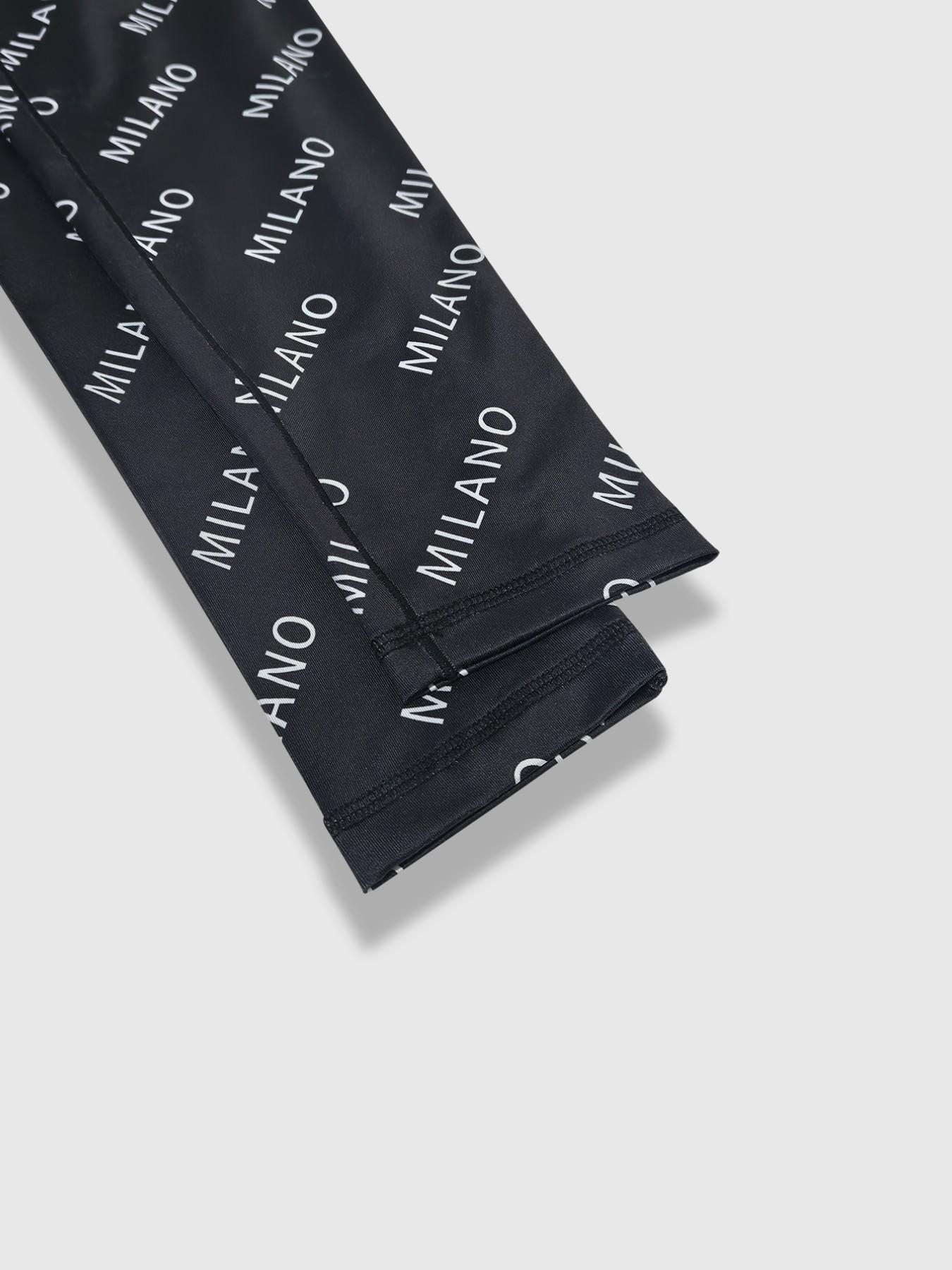 Women's Fashion Casual High-Waisted Letter Print Yoga Pants, High Stretch Abdominal Control Butt Lifting Fitness Pants for All Seasons