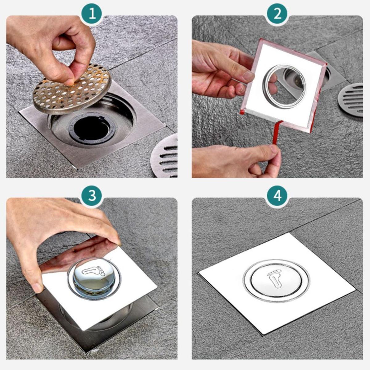 Full Copper Body Pop-Up Drain, High-Density Anti-Odor Design, Efficient Ventilation & Leak-Proof Construction, Universal Fit for Bathroom Use