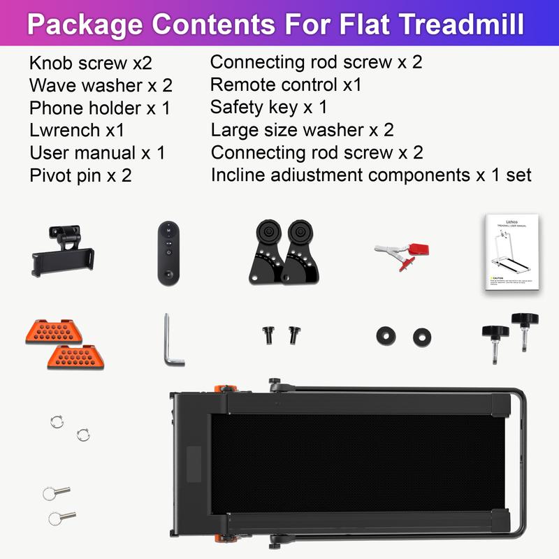 8.7MPH LICHICO Treadmill with 4-Level Incline, Flat/Incline Modes, Remote Control, Quiet Motor, Stable 2-in-1 Running Machine for Home & Office Fitness 8.7MPH LICHICO Treadmill with 4-Level Incline, Flat/Incline Modes, Remote Control, Quiet Motor, Stable 2-in-1 Running Machine for Home & Office Fitness