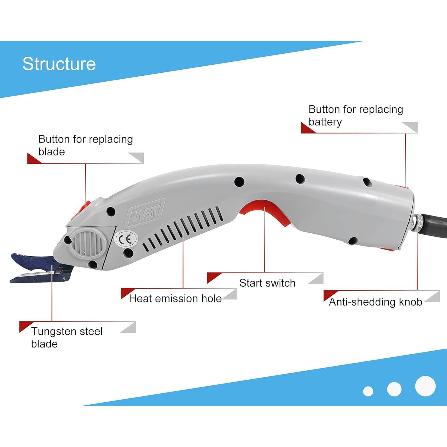 WBT-1 Electric  for  Fabric Cordless Electric Fabric  Cloth  with 2  (1 )